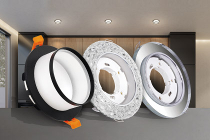 Светильники GX53 серии GLASS CRYSTAL SOFT