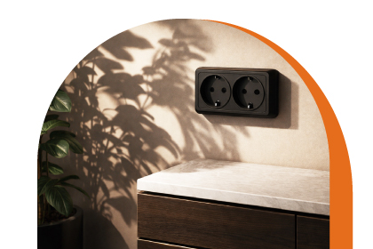 Накладные розетки и выключатели BOLLETO в интерьере