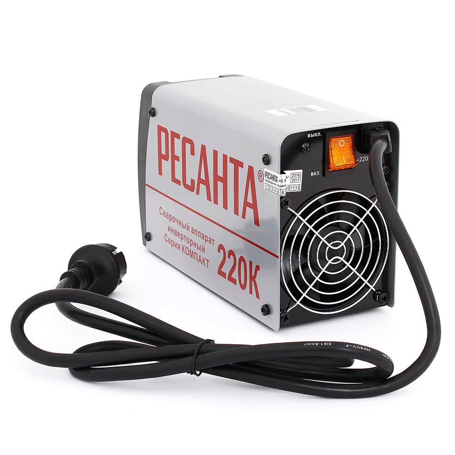 Сварочный аппарат инверторный САИ220К(компакт) Ресанта  – купить  ручной и электроинструмент оптом и в розницу  Сварочный аппарат инверторный САИ220К(компакт) Ресанта во Владивостоке