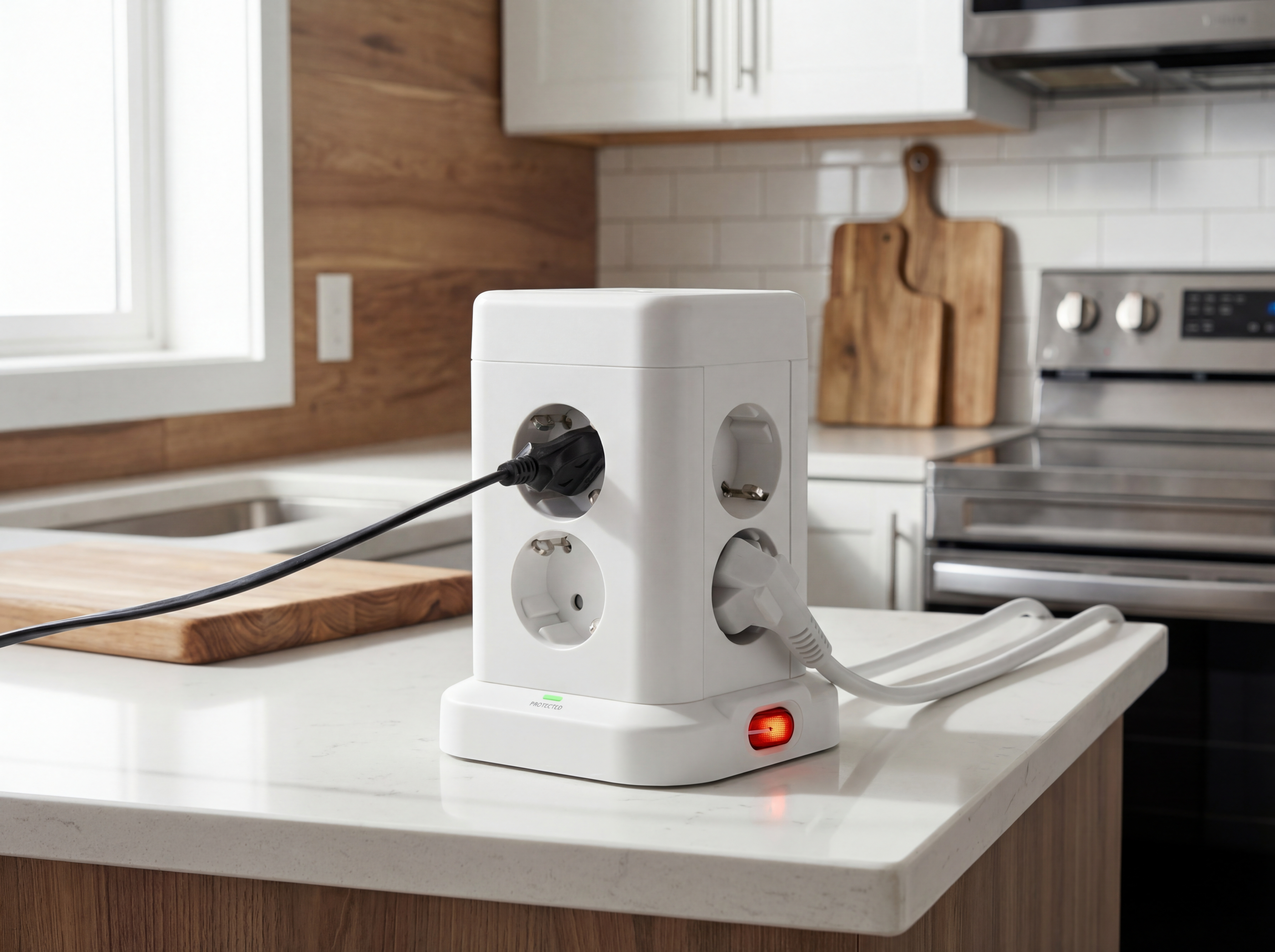 Удлинитель DOMINIC У08K 1,5м 3х1мм2 USB A+C 20Вт белый IEK во Владивостоке