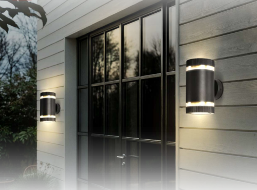 Светильник уличный настенный под лампу серии НБУ ЦИЛИНДР-GX53-AR