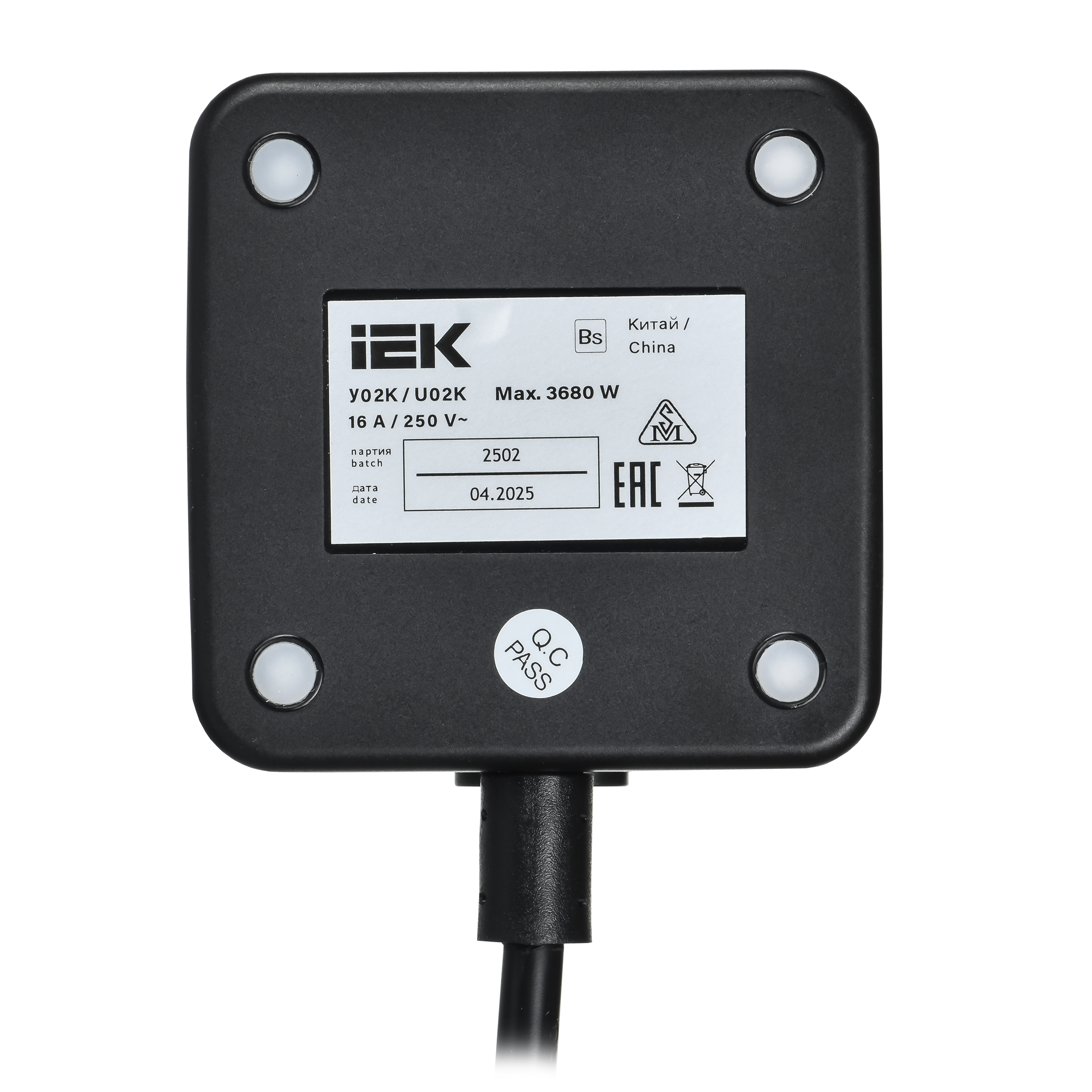 Удлинитель DOMINIC Qi10Вт У02К 1,3м 3х1мм2 USB A+C черный IEK во Владивостоке