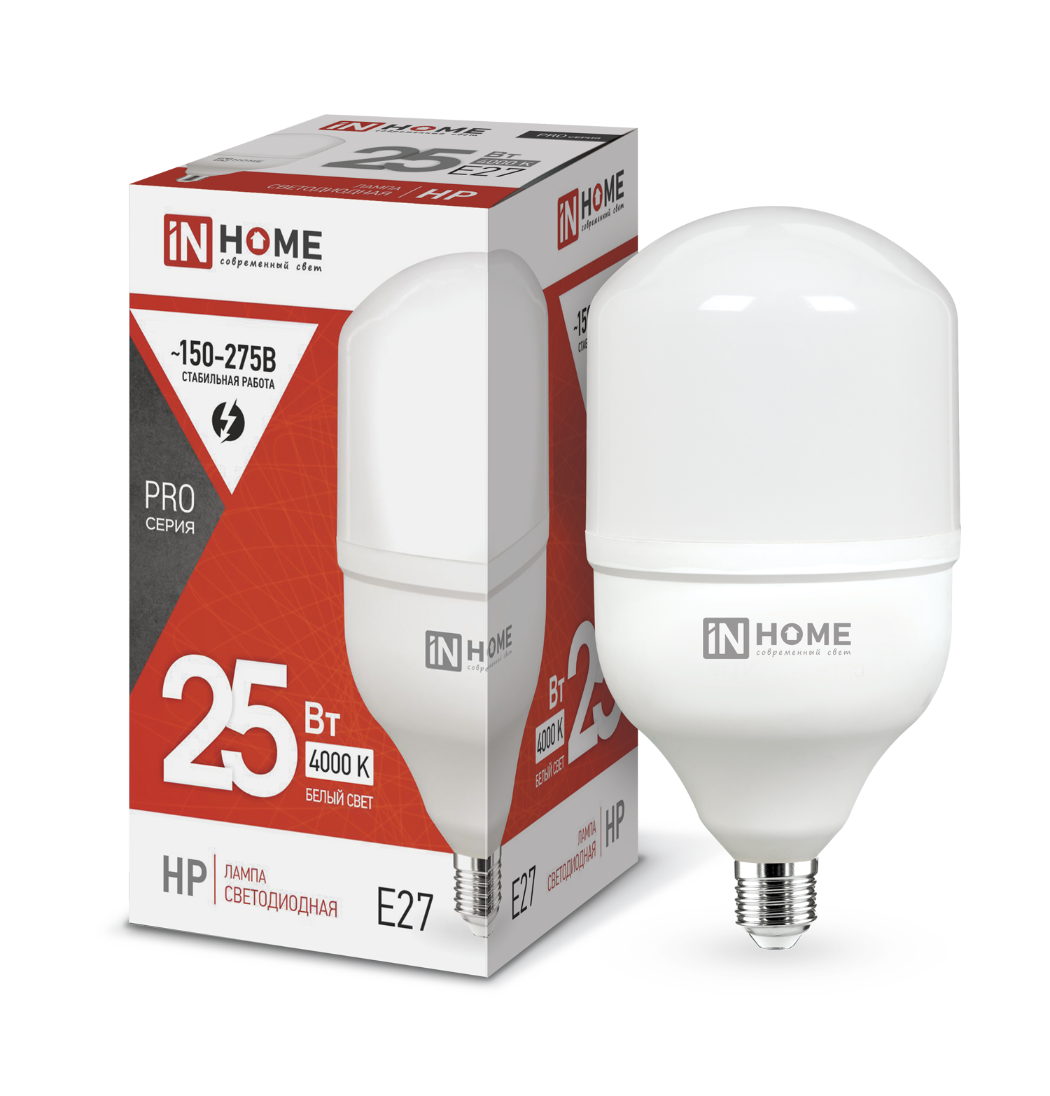 Лампа светодиодная LED-HP-PRO 25Вт 230В E27 4000К 2380Лм IN HOME во Владивостоке