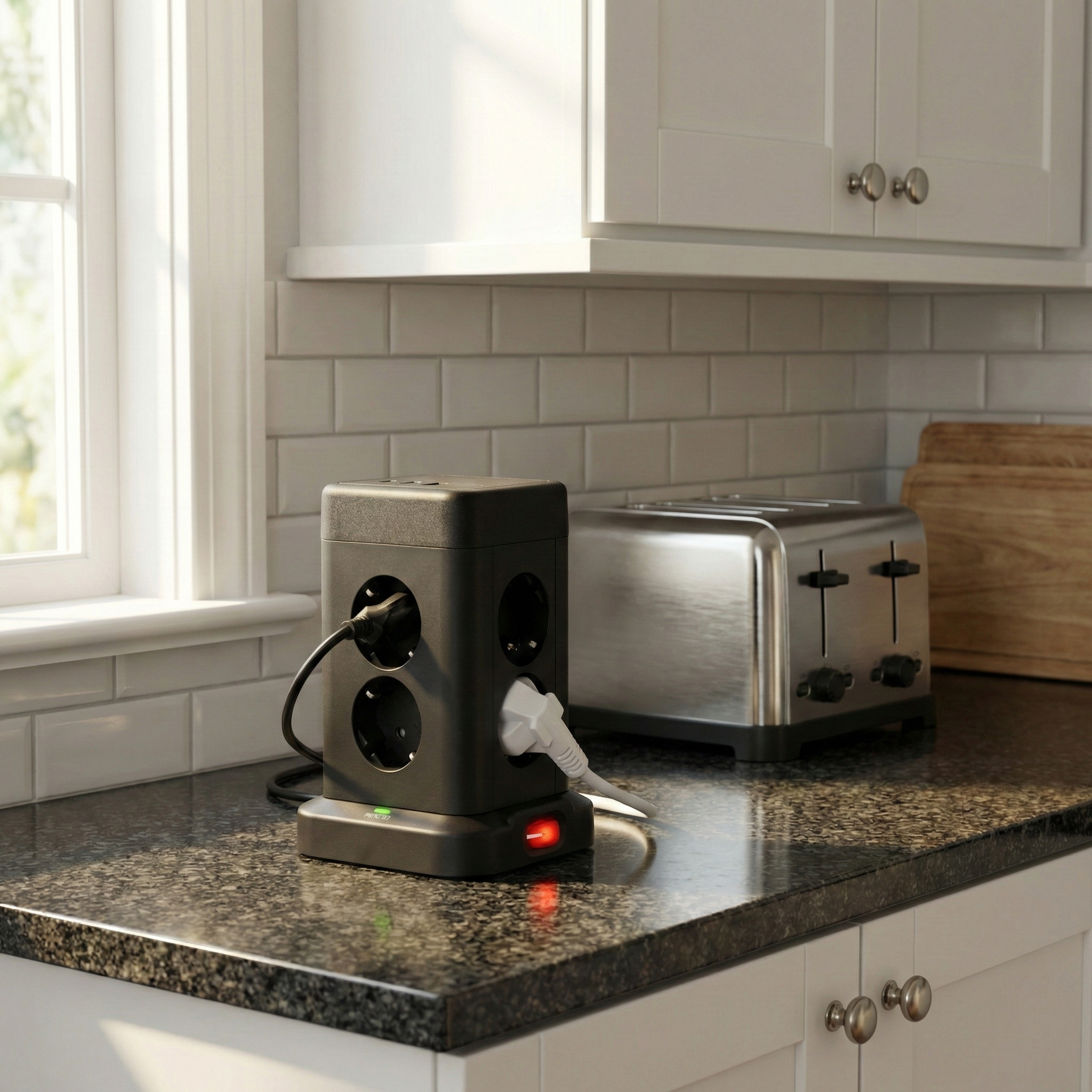 Удлинитель DOMINIC У08K 1,5м 3х1мм2 USB A+C 20Вт черный IEK во Владивостоке