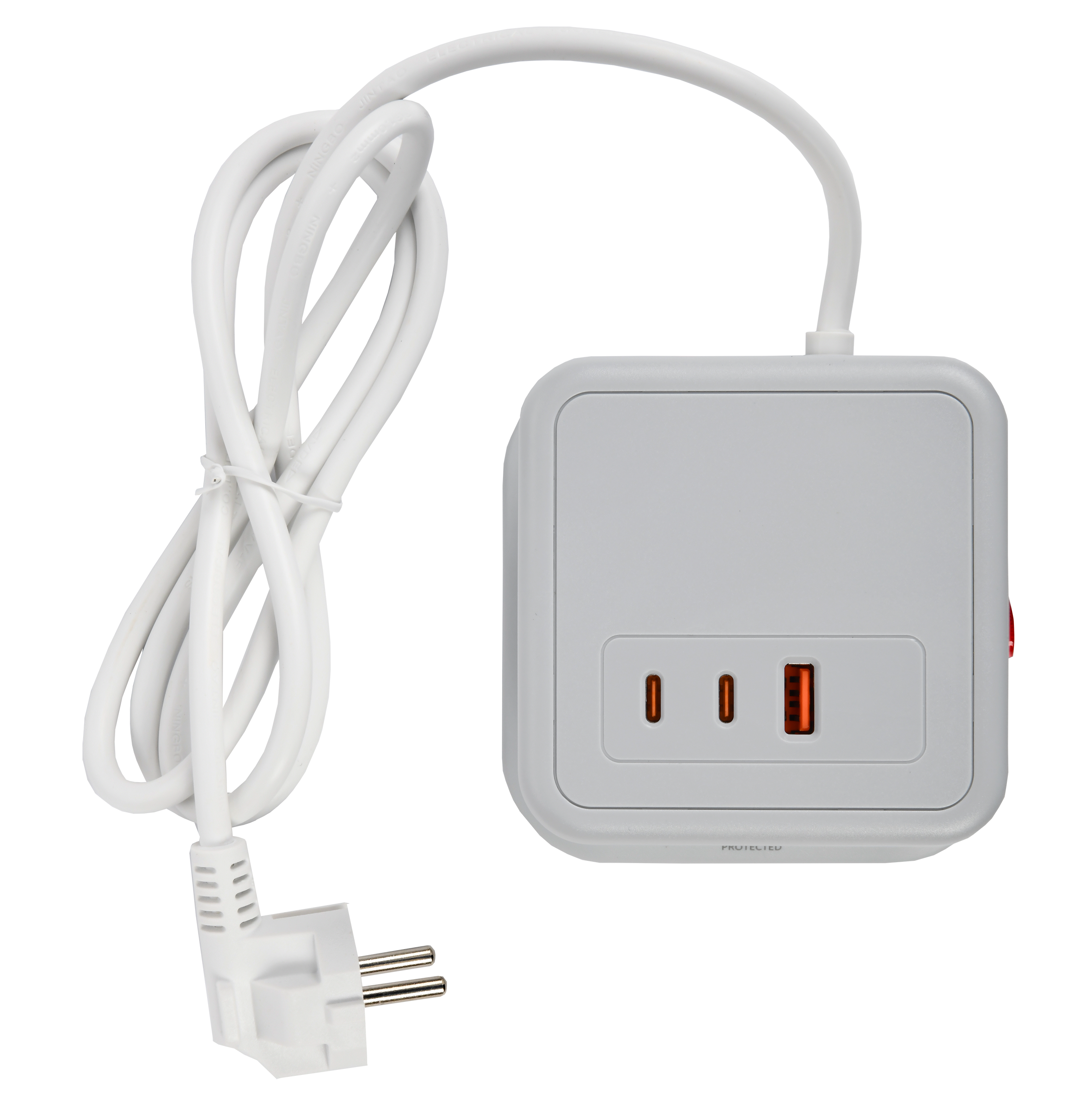 Удлинитель DOMINIC У08K 1,5м 3х1мм2 USB A+C 20Вт серый IEK во Владивостоке