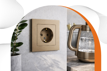 Розетки, выключатели и рамки AtlasDesign в интерьере