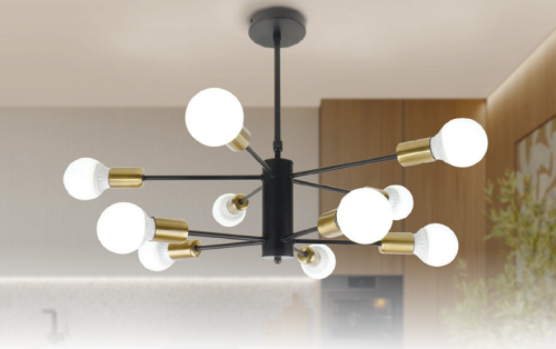 Люстры под лампу E27 серии LOFT SPUTNIK