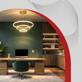 Светильники светодиодные RING в интерьере