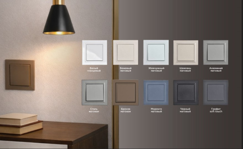 Розетки и выключатели IEK BRITE