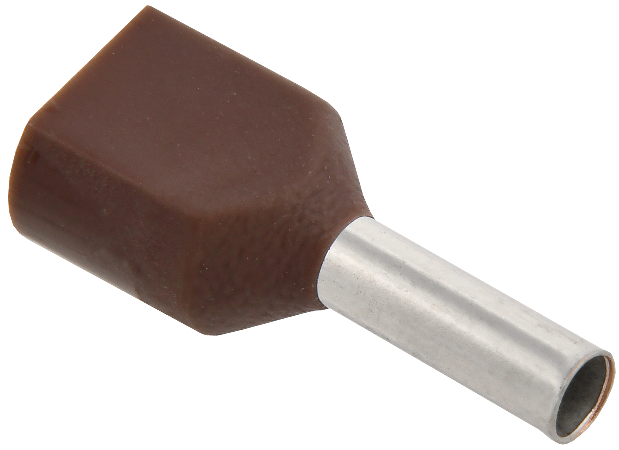 Наконечник-гильза НГИ2 1,5-8 с изолированным фланцем коричневый (100 шт) IEK во Владивостоке