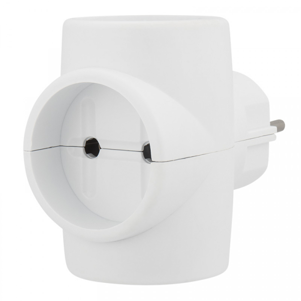 Тройник электрический без заземления 220 В 6-10 A REXANT во Владивостоке