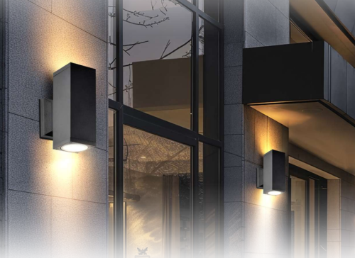 Светильники уличные настенные под лампу Е27 серии НБУ CUBE-A60