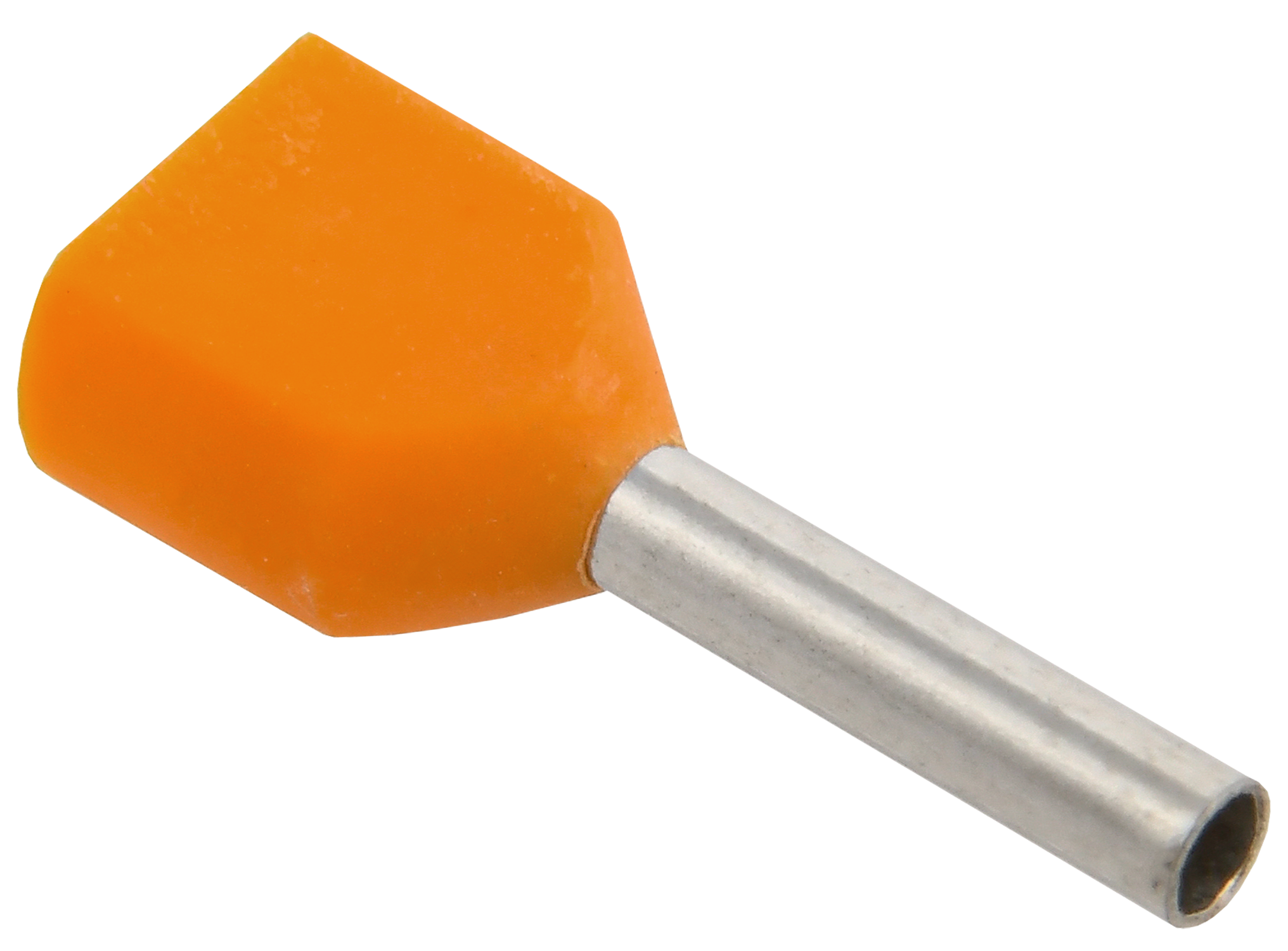 Наконечник-гильза НГИ2 0,5-8 с изолированным фланцем оранжевый (100 шт) IEK во Владивостоке