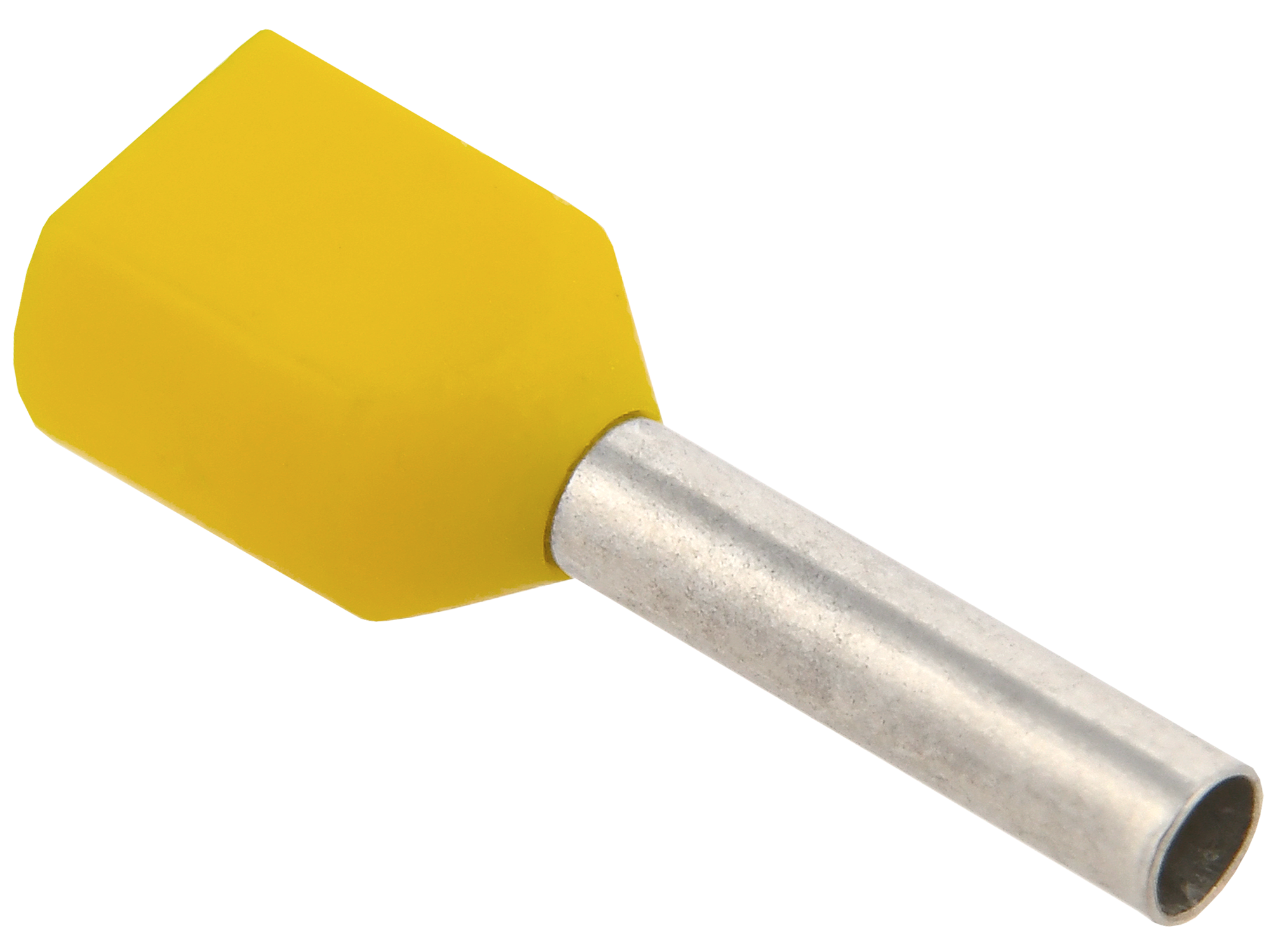 Наконечник-гильза НГИ2 1,0-10 с изолированным фланцем желтый (100 шт) IEK во Владивостоке