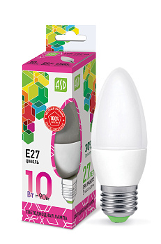 Лампа светодиодная LED-СВЕЧА-standard 10Вт 230В Е27 6500К 900Лм ASD во Владивостоке