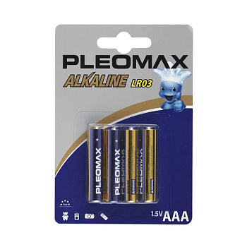 Батарейки ААА Pleomax LR03-4BL (4шт) во Владивостоке