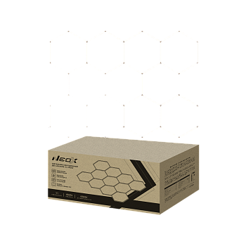 Светильник светодиодный ДБО-HEXAGON 11С-46065 460Вт 230В 6500К 11 сот 0.5м шнур с вилкой 3256х2350мм NEOX во Владивостоке