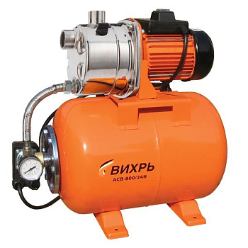 Автономная станция водоснабжения АСВ-800/24Н Вихрь (нержавейка)  – купить насосы, мотокультиваторы, строительное оборудование оптом и в розницу  Автономная станция водоснабжения АСВ-800/24Н Вихрь (нержавейка) во Владивостоке