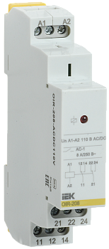 Реле промежуточное OIR 2 контакта 8А 110В AC/DC IEK во Владивостоке