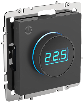 Термостат электронный с индикацией BRITE графит IEK во Владивостоке