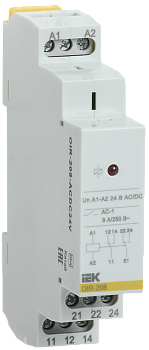 Реле промежуточное OIR 2 контакта 8А 24В AC/DC IEK во Владивостоке