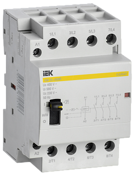 Контактор модульный с ручным управлением КМ25-40МР AC KARAT IEK во Владивостоке