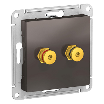 Аудиорозетка двойная AtlasDesign SE мокко во Владивостоке