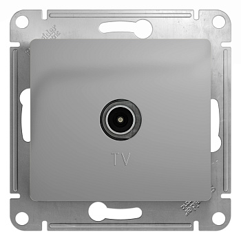 Розетка телевизионная антенна коннектор Glossa SE алюминий во Владивостоке