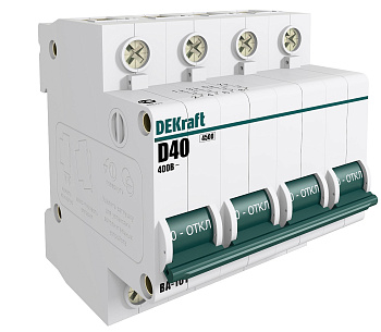 Автоматический выключатель DEKraft ВА-101 4P 06А 4,5кА характеристика С во Владивостоке