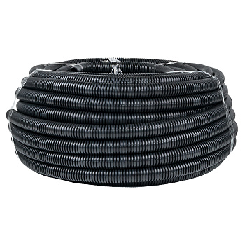 Труба гофрированная FRHF с зондом d32мм черная Plast EKF PROxima во Владивостоке