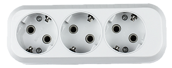 Колодка УЗ-3-GRAND трехместная с заземлением 5130 IN HOME во Владивостоке