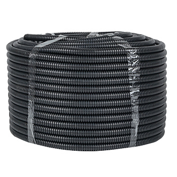 Труба гофрированная FRHF с зондом d16мм черная Plast EKF PROxima во Владивостоке