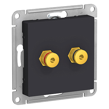 Аудиорозетка 2ая AtlasDesign карбон во Владивостоке