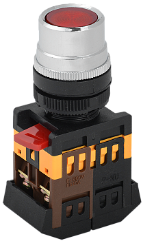 Кнопка ABLF-22 красная d22мм неон 240В 1з+1р IEK во Владивостоке