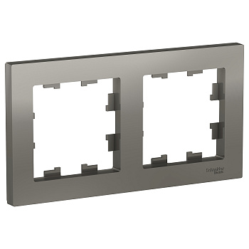 Рамка двойная AtlasDesign SE сталь во Владивостоке