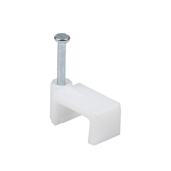 Скоба крепежная квадратная (плоская) (10мм.) (50шт.) EKF PROxima во Владивостоке