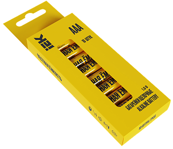 Батарейка щелочная Alkaline LR03/AAA (10шт/бокс) IEK во Владивостоке