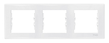 Рамка тройная SEDNA Schneider Electric белая во Владивостоке