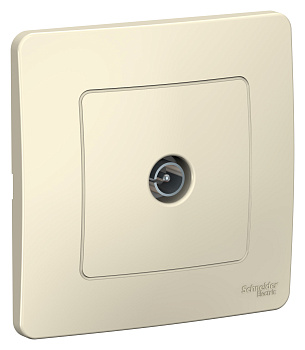 Розетка телевизионная BLANCA SE молочная во Владивостоке