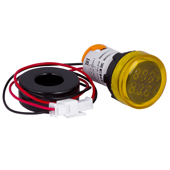 Индикатор значения тока и напряжения желтый ED16-22AVD 100А EKF PROxima  – купить силовое и модульное оптом и в розницу  Индикатор значения тока и напряжения желтый ED16-22AVD 100А EKF PROxima во Владивостоке