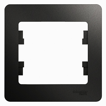 Рамка одинарная Glossa SE антрацит во Владивостоке