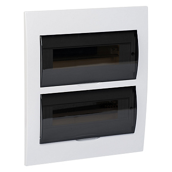 Щит распределительный встраиваемый пластиковый ЩРВ-П-24 модулей 350х300х100 IP41 EKF  – купить щиты пластиковые, металлические оптом и в розницу  Щит распределительный встраиваемый пластиковый ЩРВ-П-24 модулей 350х300х100 IP41 EKF во Владивостоке