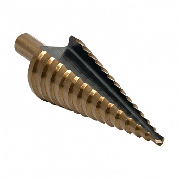 Сверло ступенчатое ST-4-30/2 HSS (14 ступеней) EKF  – купить  ручной и электроинструмент оптом и в розницу  Сверло ступенчатое ST-4-30/2 HSS (14 ступеней) EKF во Владивостоке