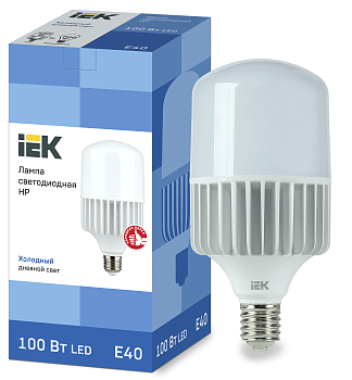 Лампа LED HP 100Вт 230В 6500К E40 IEK  – купить лампы всех видов оптом и в розницу  Лампа LED HP 100Вт 230В 6500К E40 IEK во Владивостоке