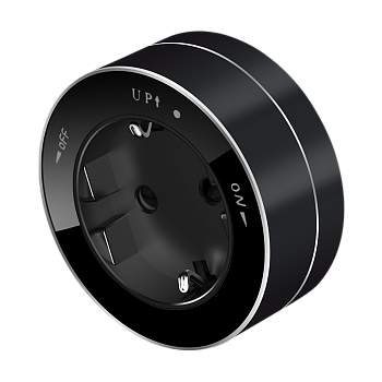 Розетка 2К+З круглая 16А/250В Антрацит MultiTrack SE во Владивостоке