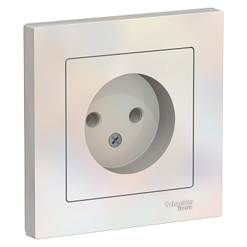 Розетка одинарная AtlasDesign SE жемчуг в сборе во Владивостоке