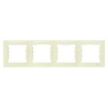 Рамка четырехместная SEDNA Schneider Electric крем во Владивостоке