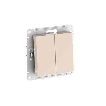 Выкл 2кл быстрозажимной AtlasDesign бежевый ПОД ЗАКАЗ во Владивостоке