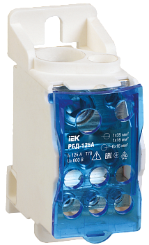 Распределительный блок на DIN-рейку РБД-125А IEK  во Владивостоке