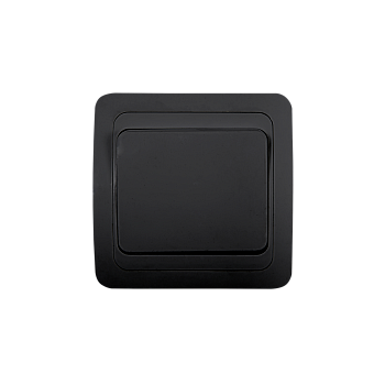 Выключатель одноклавишный CLASSICO черный 2021B IN HOME во Владивостоке